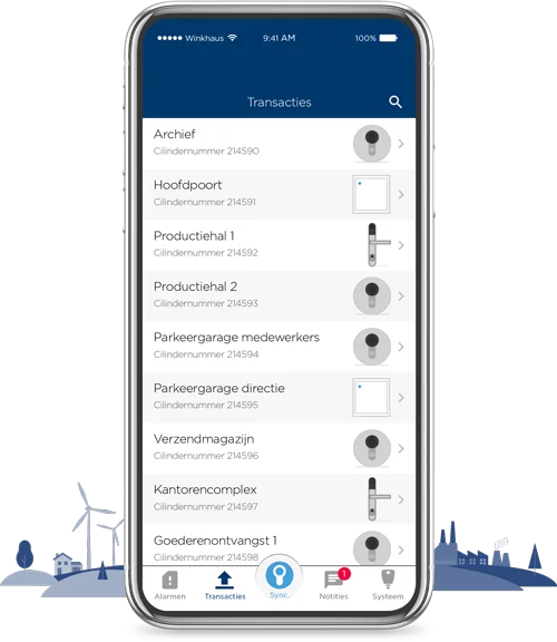 Winkhaus Smartphone Landschaft